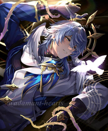 Rendered, Half-body, 1 character