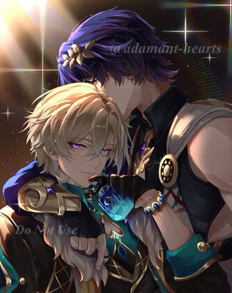 Rendered, Bust, 2 characters